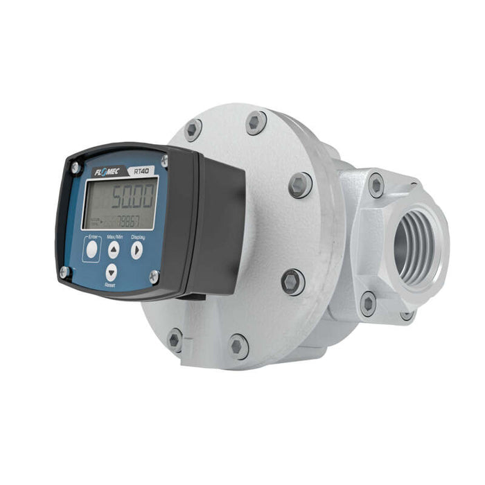 Flow Meter Seri OM dengan Layar | 1/2" - 2" (1 L/menit - 450 L/menit)